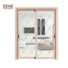 Bathroom Water Resistant Aluminium Hanging Sliding Glass Door